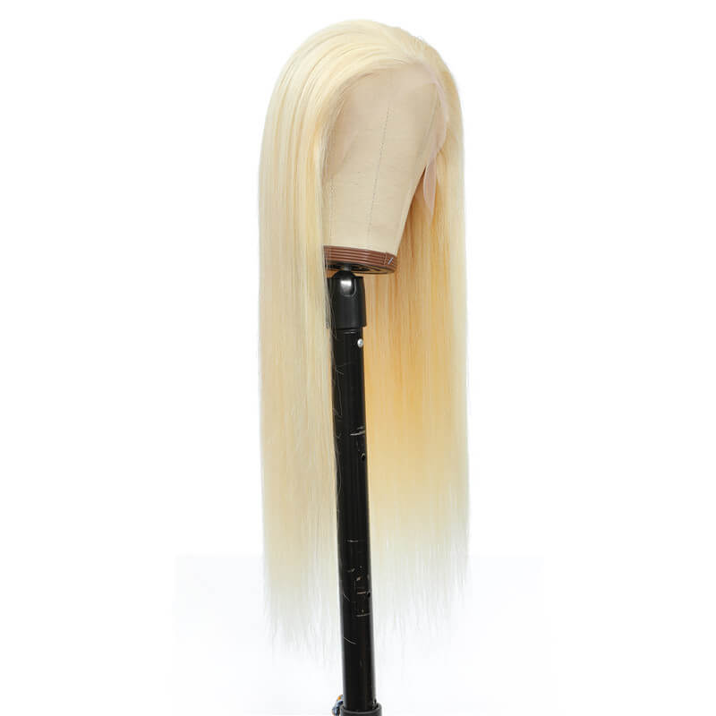 Art show 613 blonde Indian 13x4 transparent lace front wigs 10-28 inch