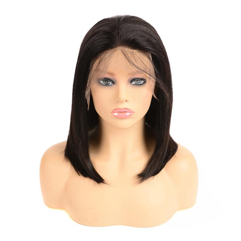 Art show 150% density Indian 13x4 bob HD lace front wig 8-14 inch 