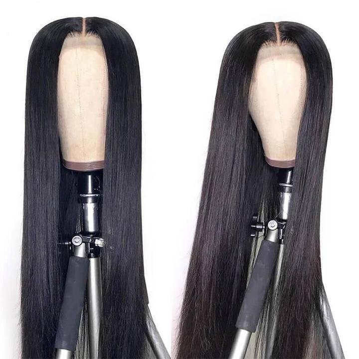 Art show Malaysian 13x6 lace frontal wigs straight hair 150% density