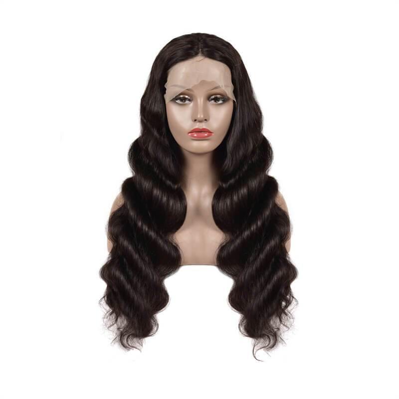 Art show body wave 150% density Brazilian T part HD lace front wigs 