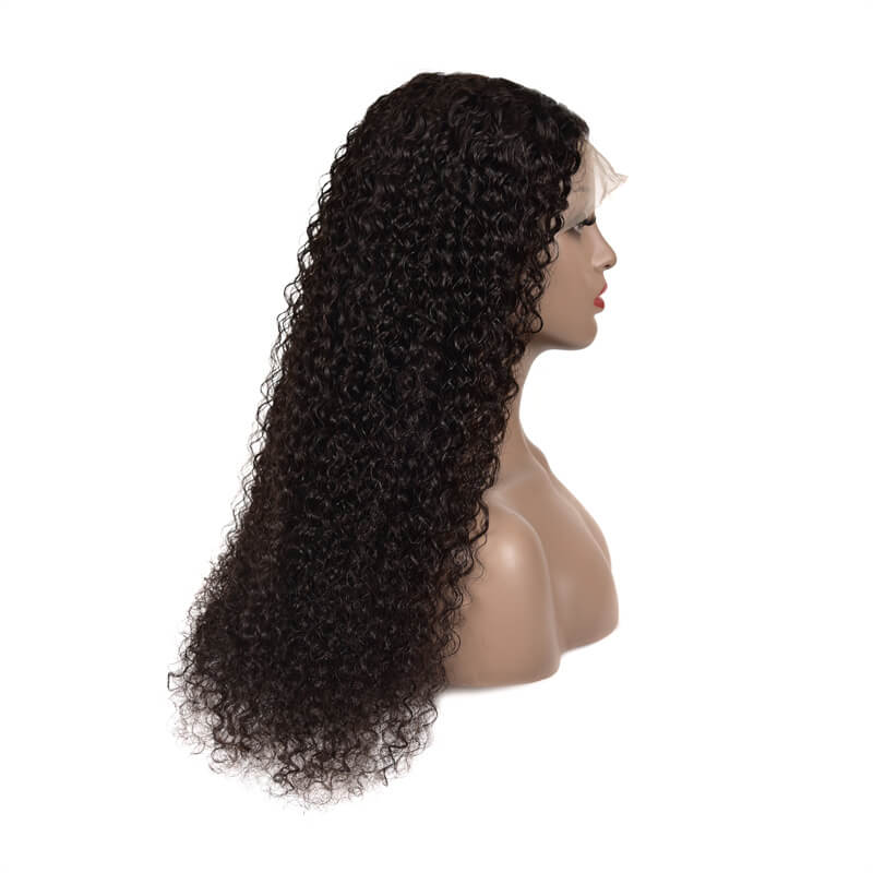 Art show 150% density water wave Brazilian 13x6 lace frontal wigs