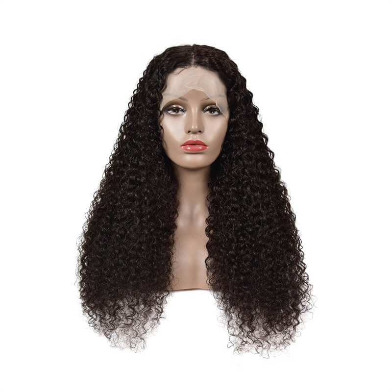 Art show 150% density water wave Brazilian 13x6 lace frontal wigs