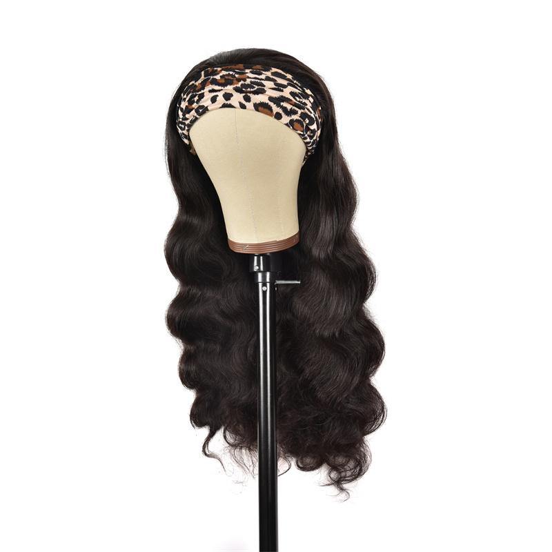 Art show body wave Brazilian glueless headband human hair wigs 8-30 inch