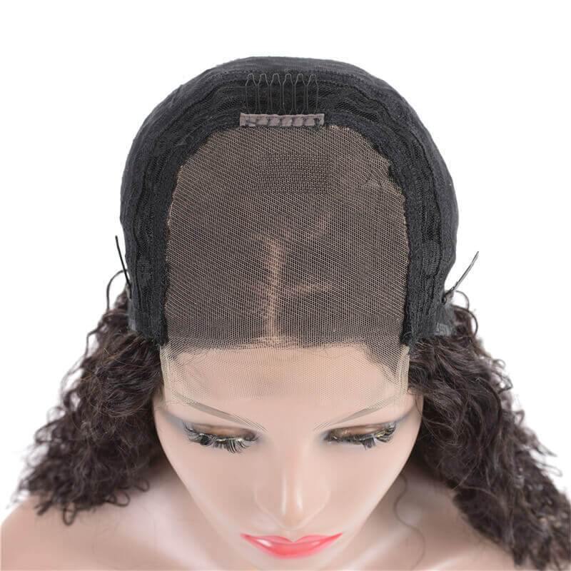 Art show 150% density Peruvian 4x4 HD lace closure wig water wave 