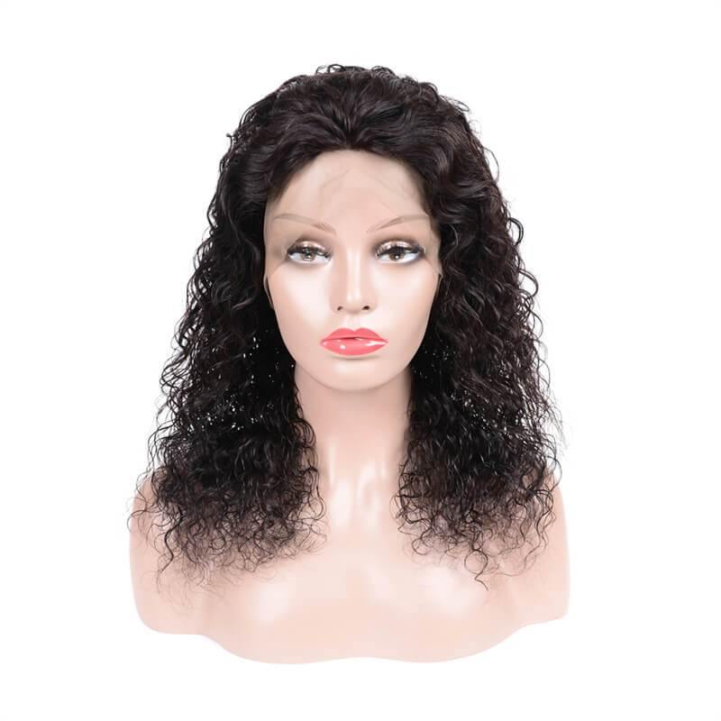 Art show 150% density Brazilian 13x4 HD lace front wig water wave hair