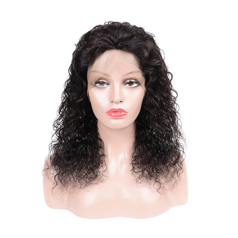 Art show 150% density Malaysian 13x4x1 HD lace front wigs water wave
