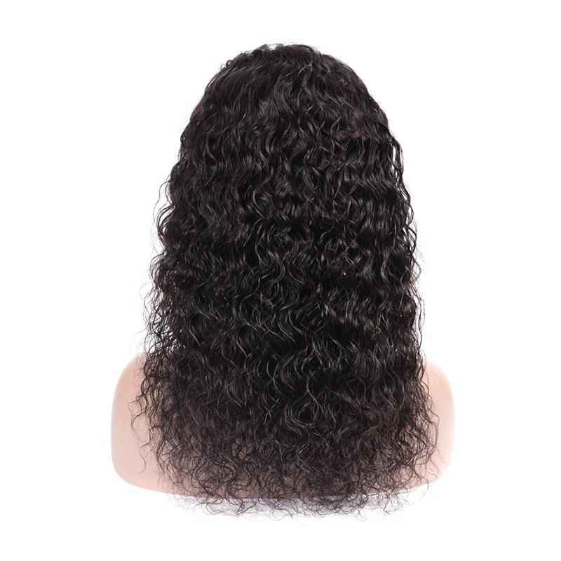 Art show 150% density Malaysian 13x4x1 HD lace front wigs water wave