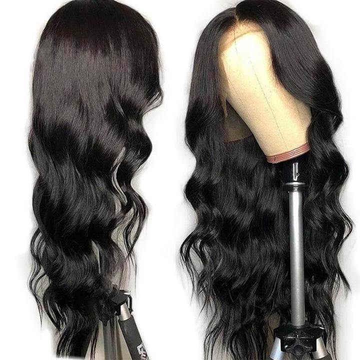 Art show 150% density Indian 13x6 lace frontal wigs body wave