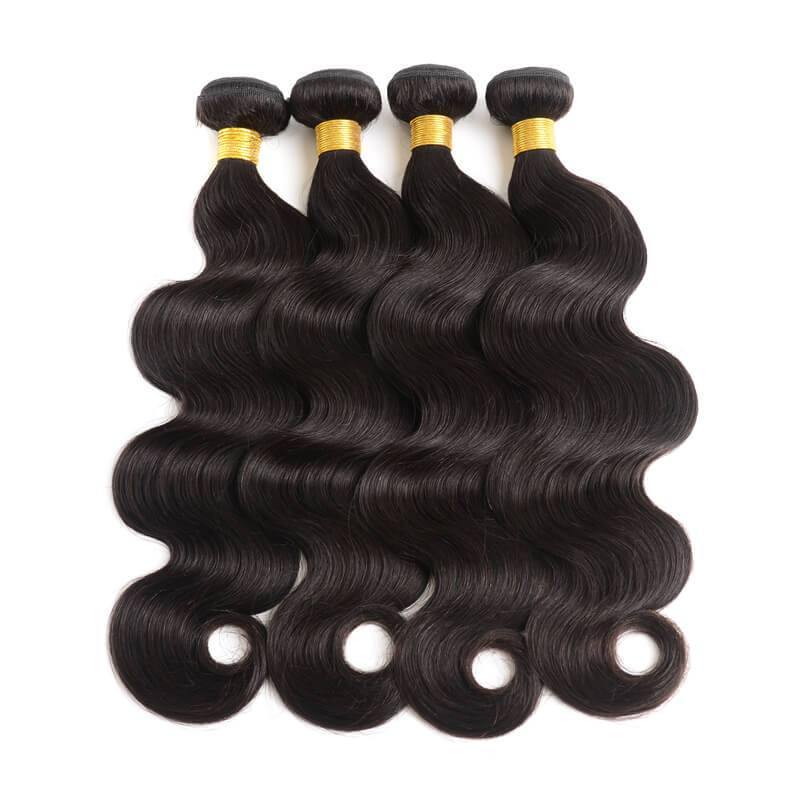 Art show Malaysian hair extensions remy human hair 4pcs body wave 