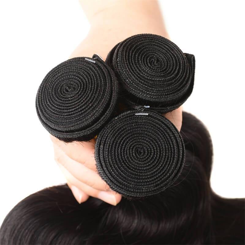 Art show Indian hair extensions real human hair 4pcs body wave 