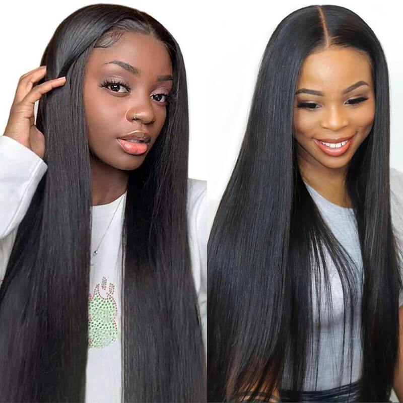 Art show Brazilian 13x4 HD human lace front wig with baby hair 150% density